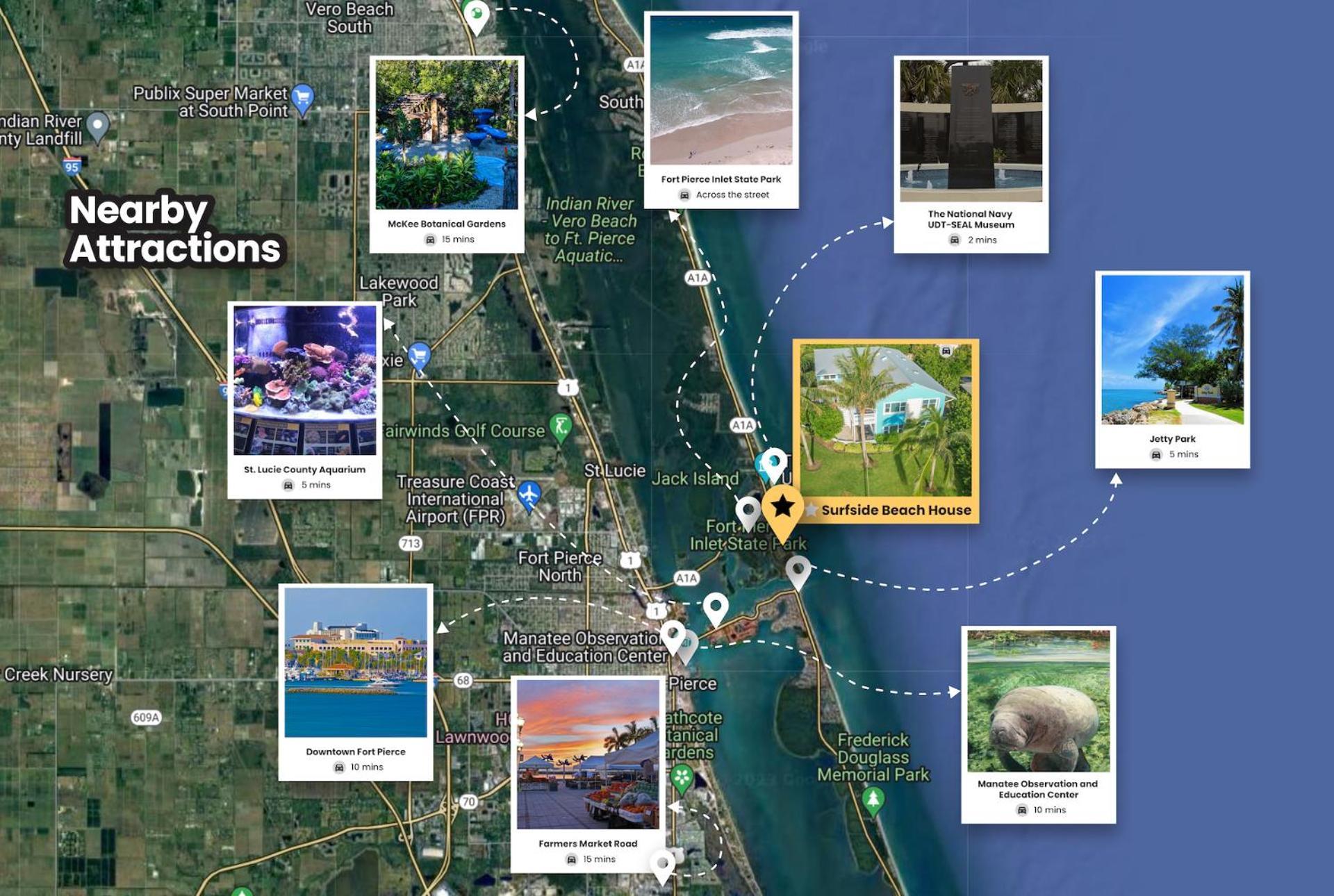 Fort Pierce - 2Bd,2Ba Tropical Surfside Retreat エクステリア 写真